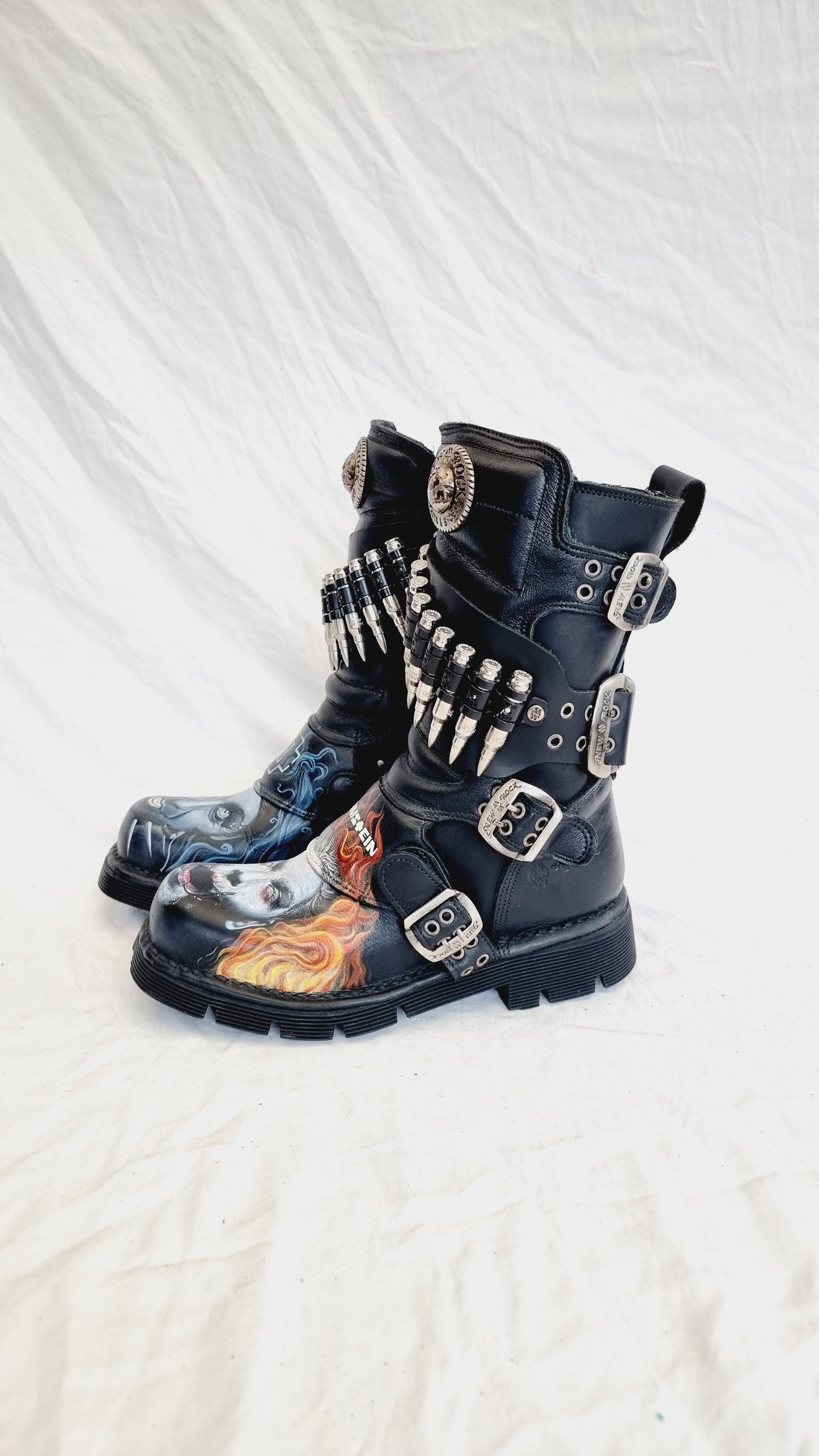 EU 38 / UK 5 New Rock Boots