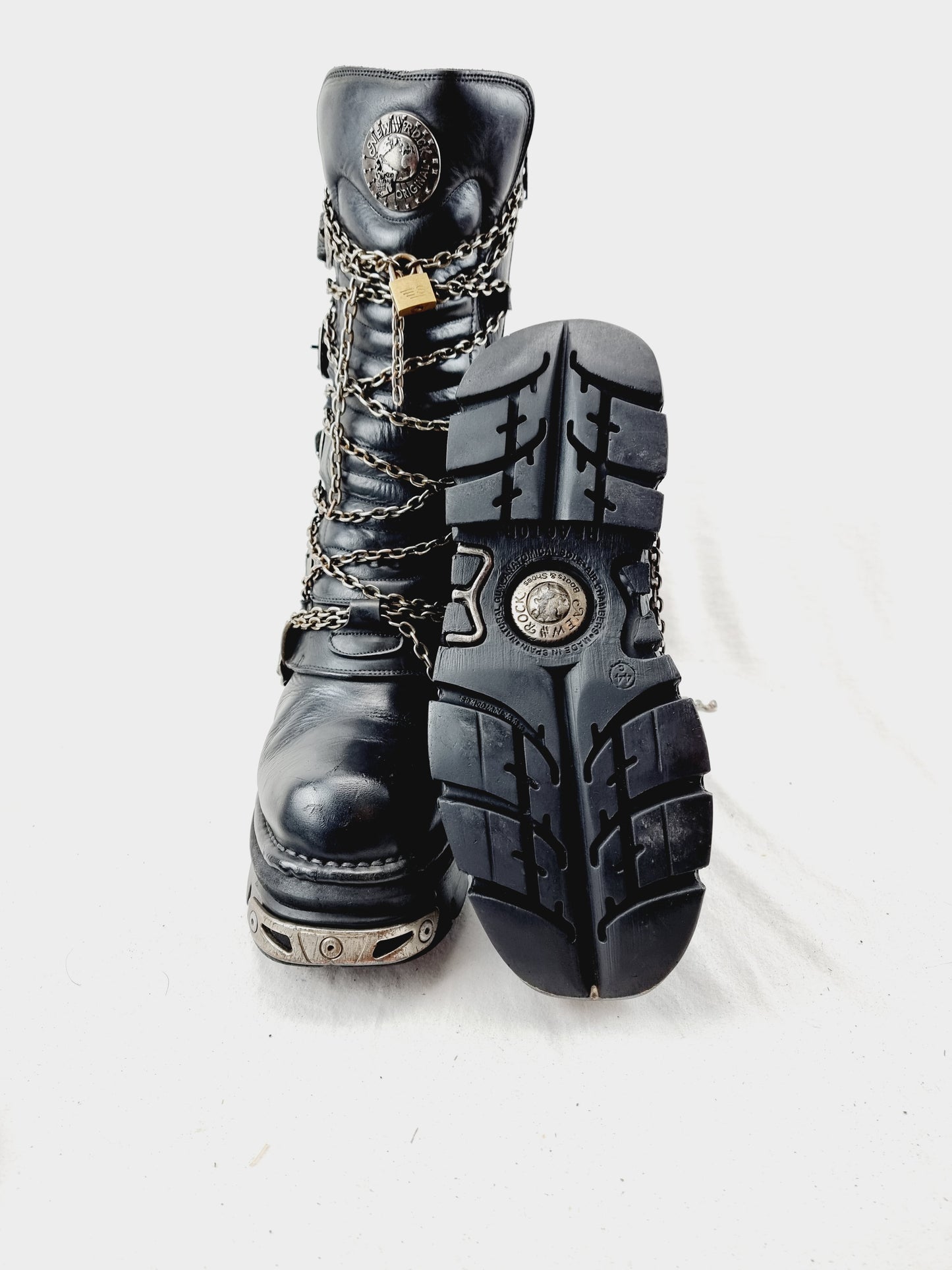 EU 44 / UK 10 New Rock Boots