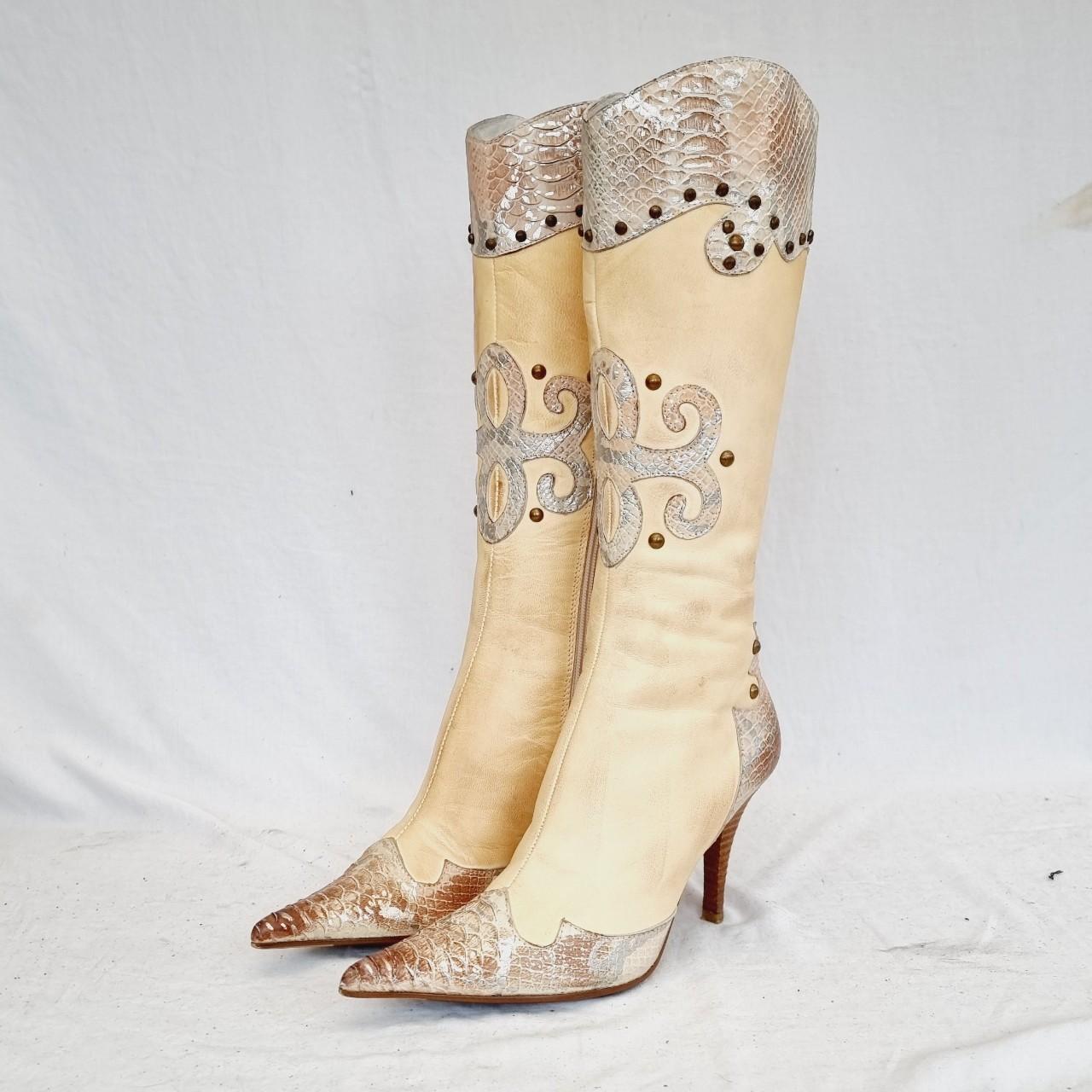 EU 38 / UK 5 Rare vintage authentic S Fabiani heels with pointed toes