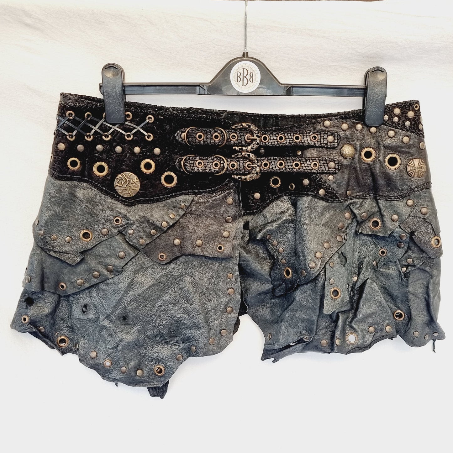Leather & Amethyst Skirt
