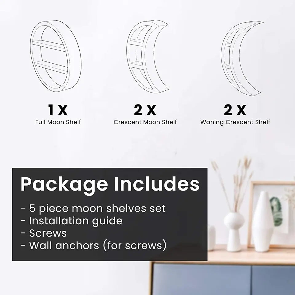 Moon Phase Shelves