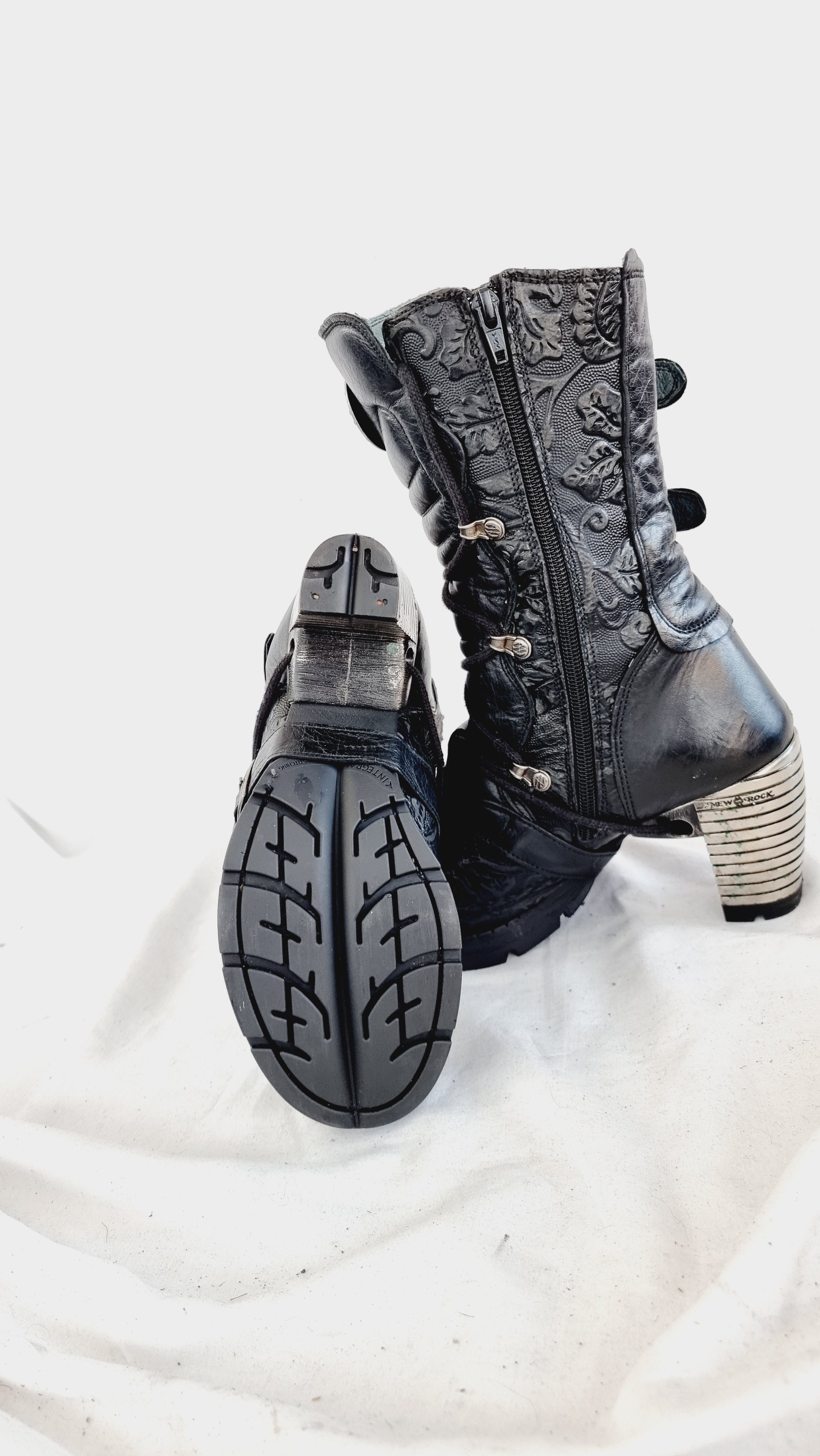 EU 38 / UK 5 New Rock Boots – Big Booty Boutique