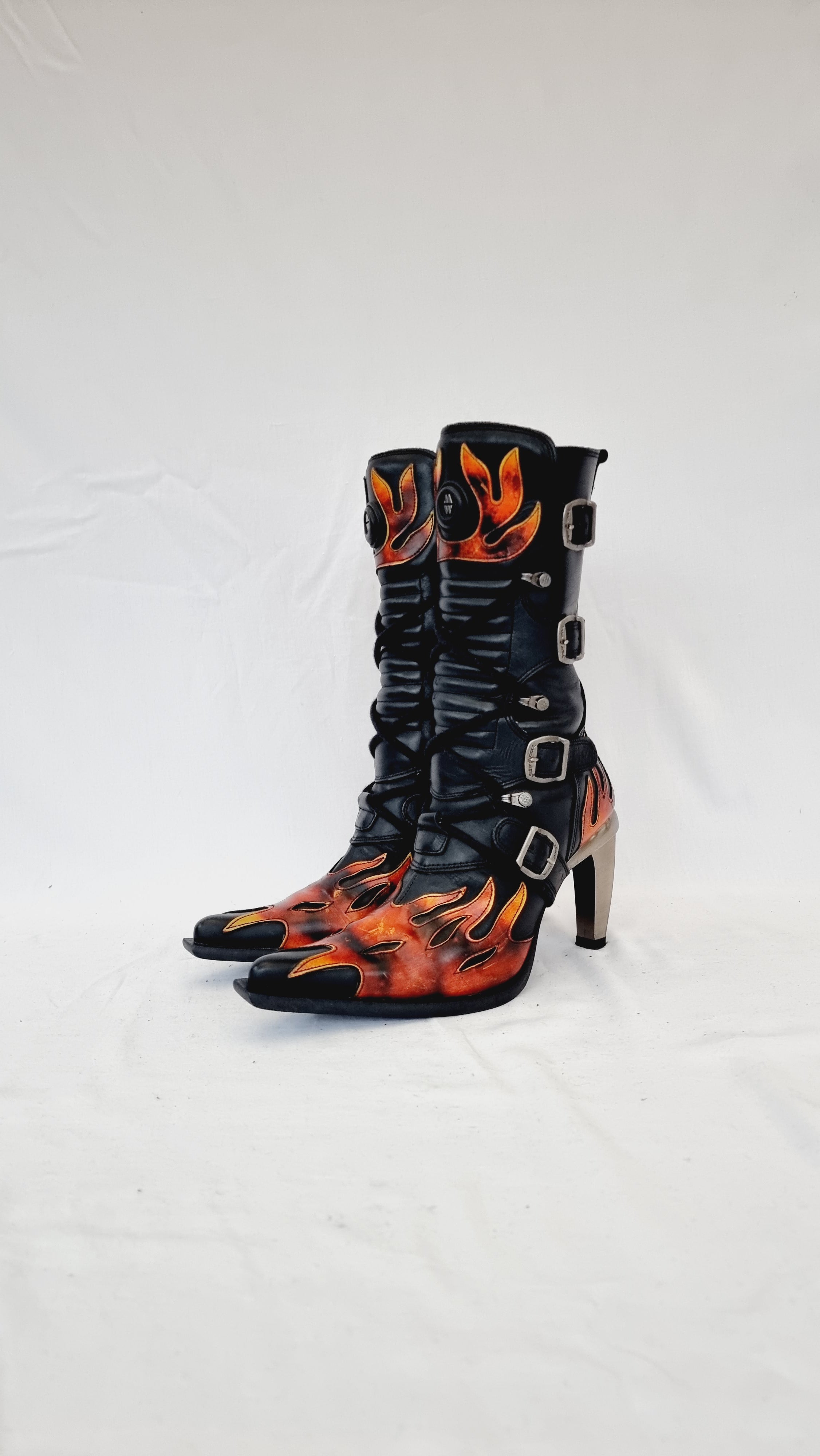 New rock best sale style boots