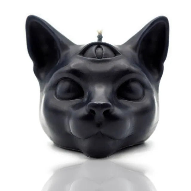 Candle - Mystical Cat - Large