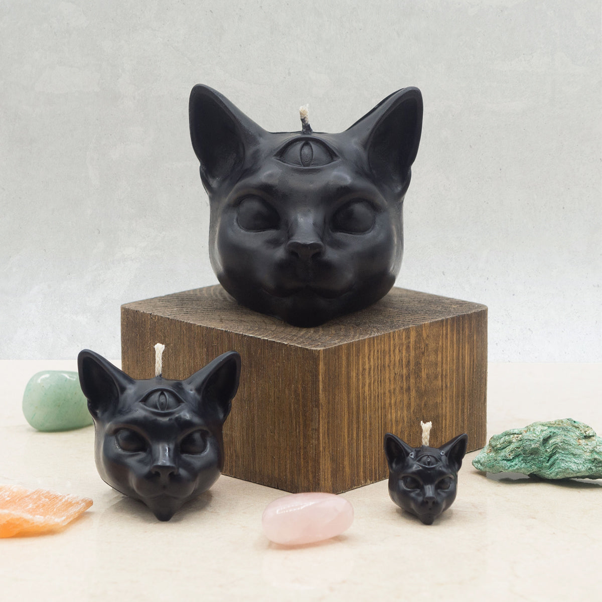 Candle - Mystical Cat - Large