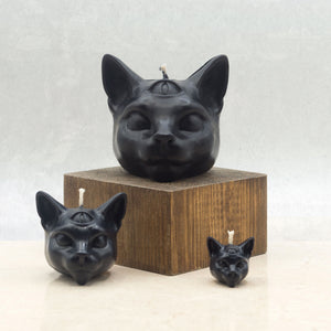 Candle - Mystical Cat - Large