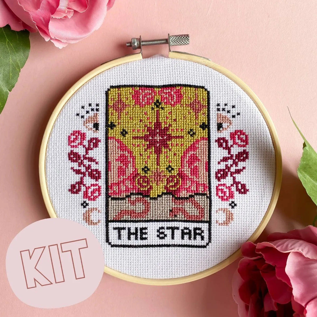 Cross Stitch Kit - "The Star" Tarot