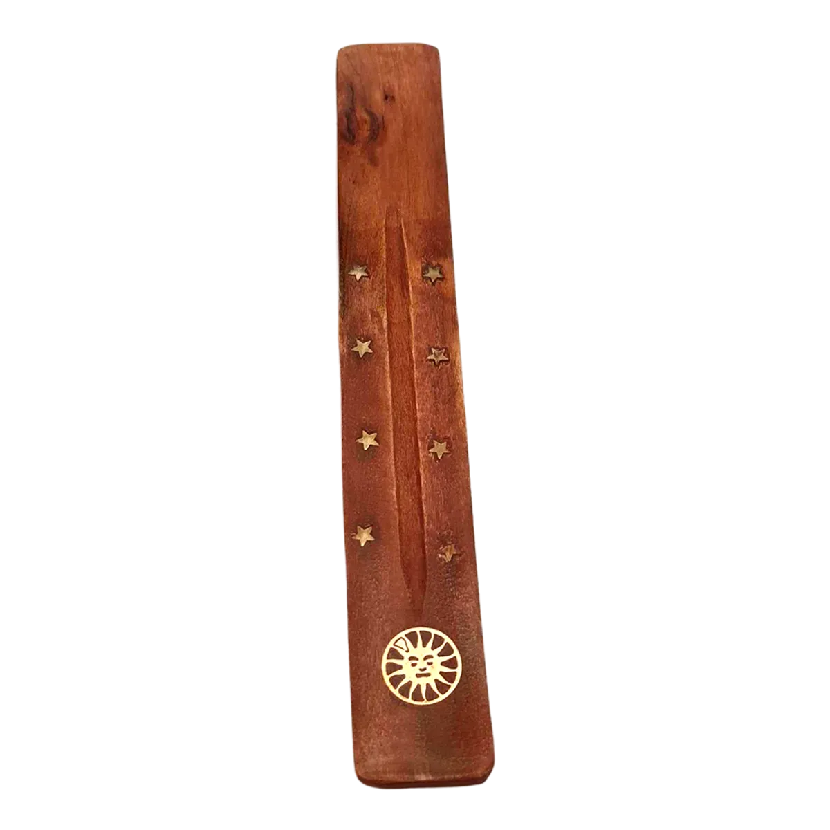 Incense Holder - Wood Sun & Stars