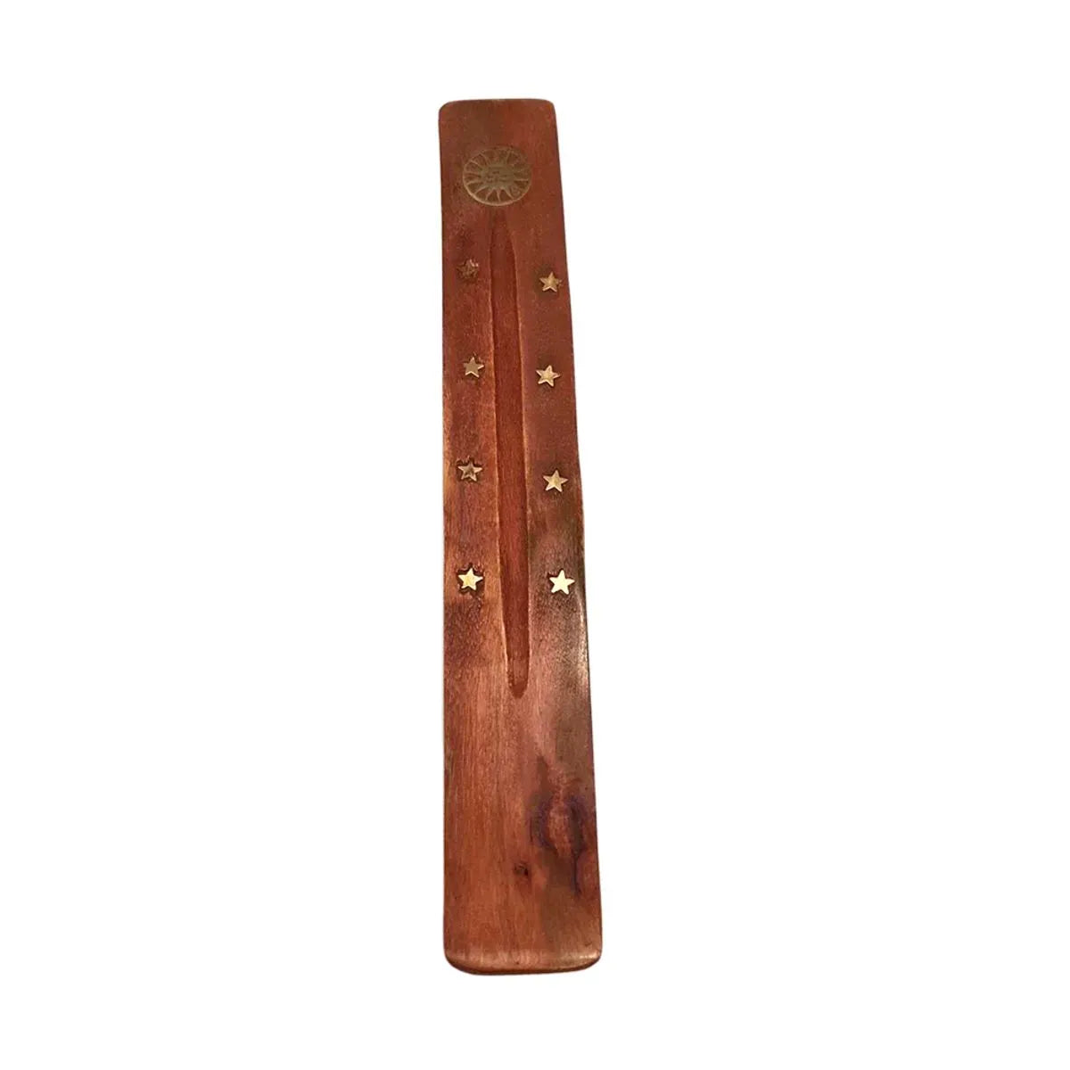 Incense Holder - Wood Sun & Stars