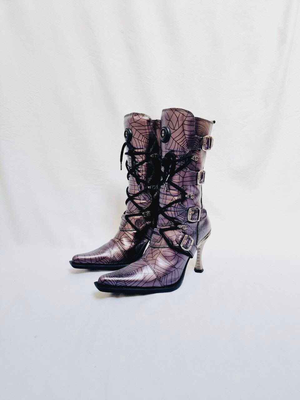 New rock snakeskin sales boots