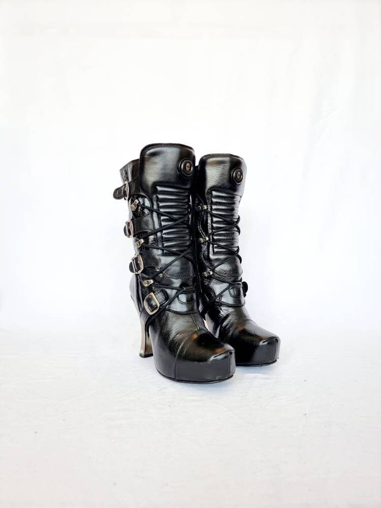 EU 36 / UK 3 New Rock Boots – Big Booty Boutique